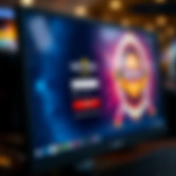 User interface showing login screen of Neospin Casino on a desktop device