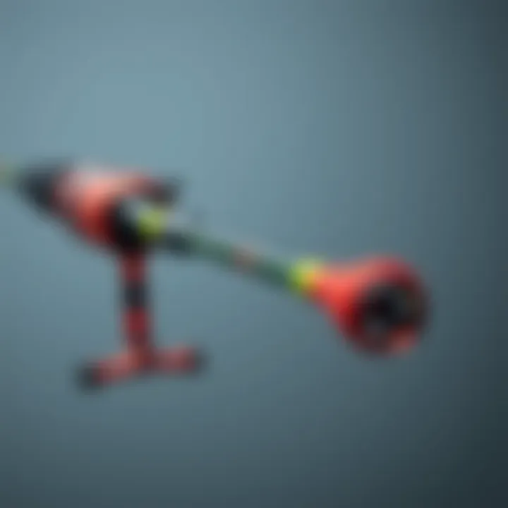 Close-up of the Balzer Diabolo Neo Mini Spin fishing rod showing its design and build quality