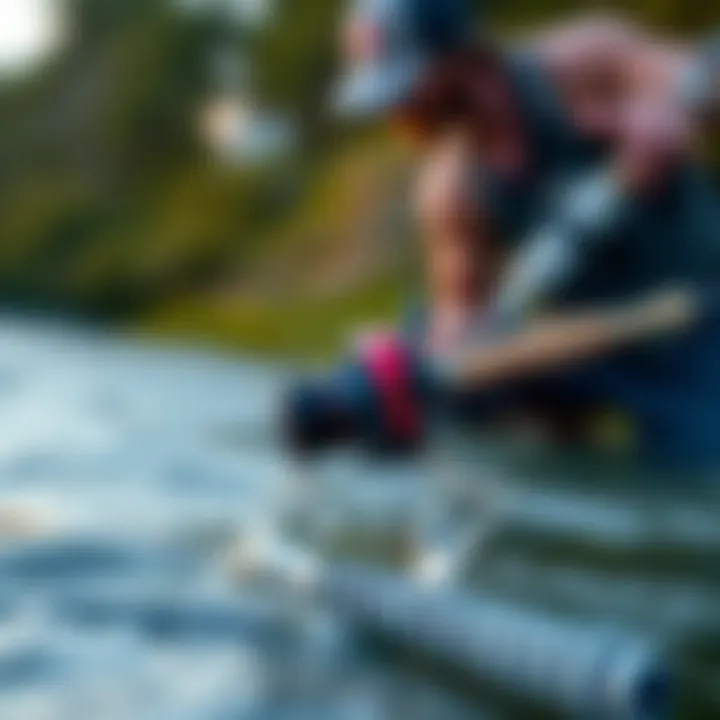 Balzer Diabolo Neo Mini Spin Rod in Freshwater Fishing Use The Balzer Diabolo Neo Mini Spin rod being used in a freshwater fishing setting