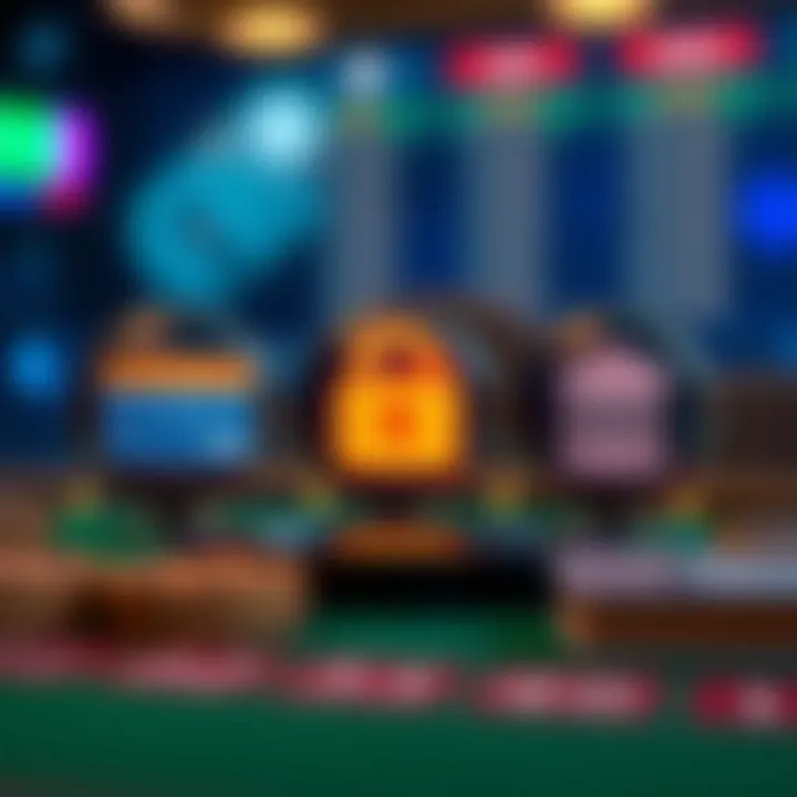 Safe and Convenient Payment Methods for Australian Players Secure payment options icons including credit card, e-wallet, and bank transfer symbols