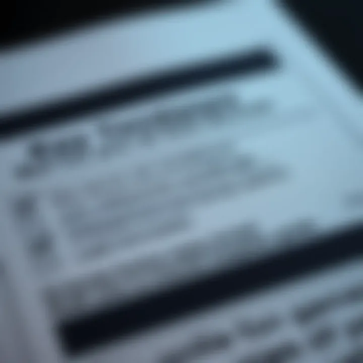 Close-up of a checklist highlighting key terms and conditions for claiming bonuses at online casinos