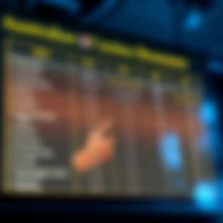 Comparison chart illustrating bonus offers from various Australian online casinos