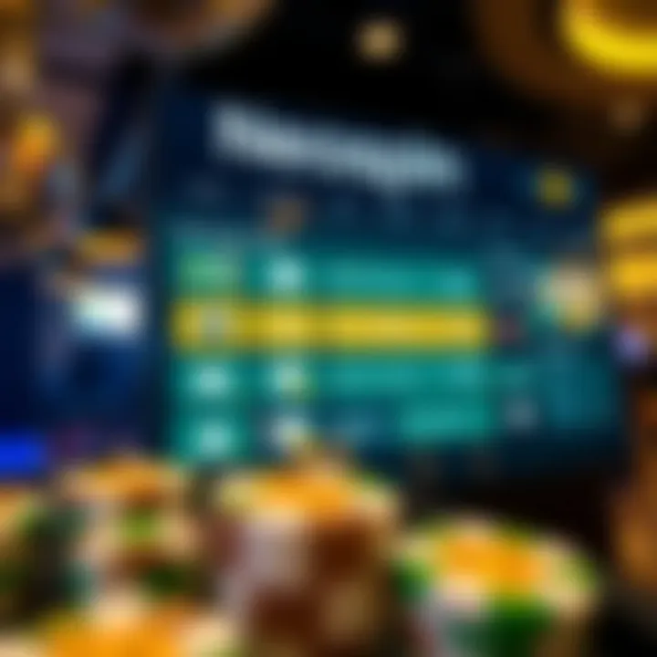 Modern digital interface showcasing secure payment options and user-friendly navigation