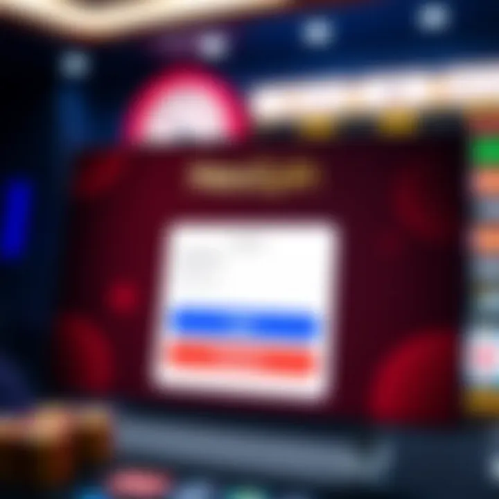 User interface showing Neospin login screen with username and password fields