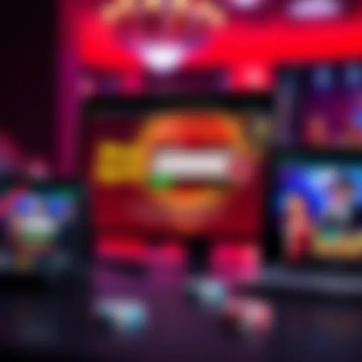 Multiple devices including smartphone, tablet, and laptop displaying Neo Spin Casino homepage