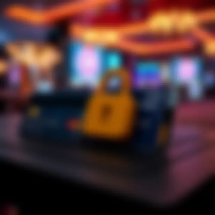 Digital representation of secure online payment methods including credit cards and e-wallets