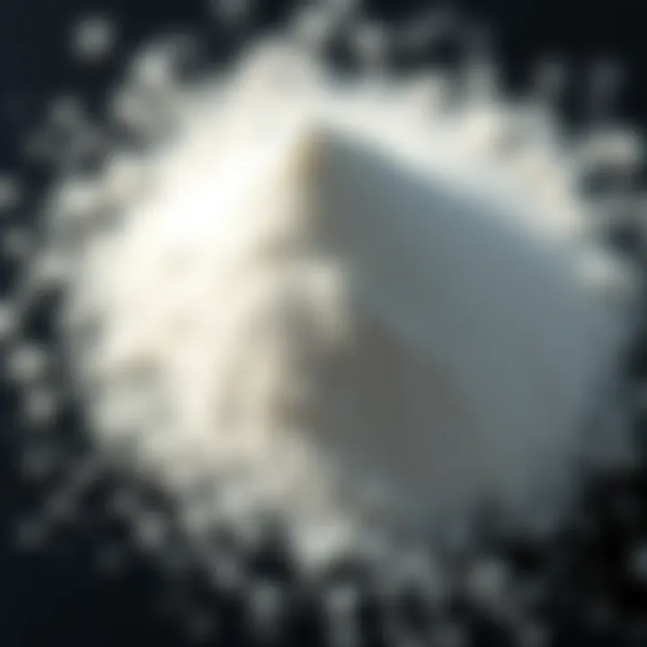 Close-up view of fine Neo Spin Powder granules resting on a dark surface