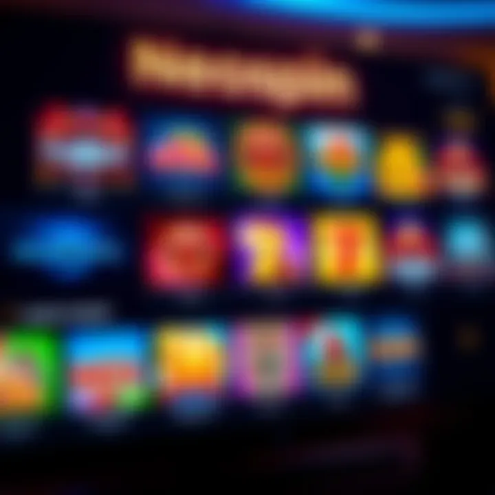 Online casino interface showing a variety of slot games available for real money play