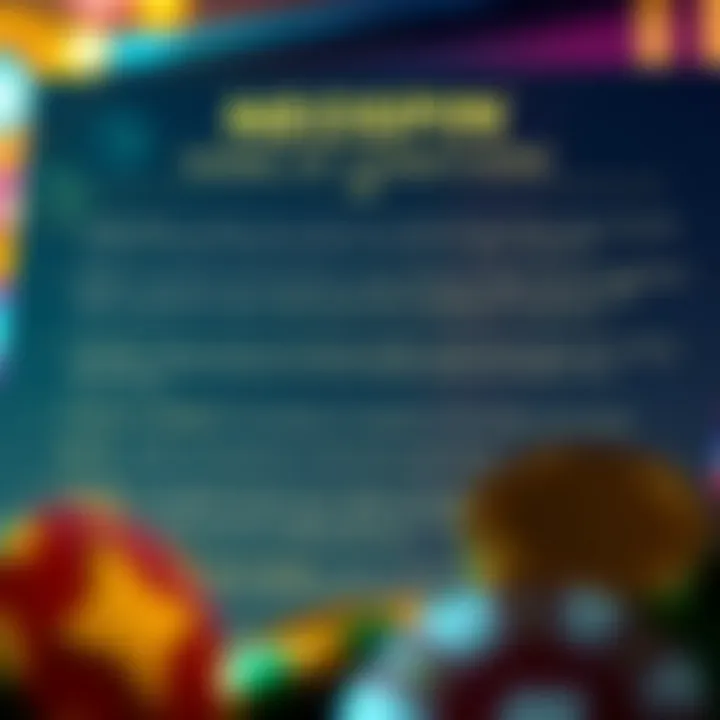 Graphic showing terms and conditions related to casino bonuses with icons representing rules and guidelines