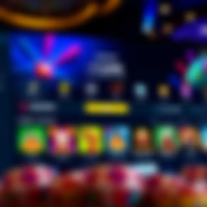 Dashboard showing available games and account features after successful login at Neospin Casino