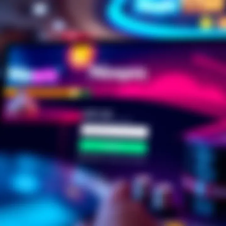 Secure login screen of Neospin Casino Australia with username and password fields