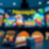 Variety of casino games displayed on a digital platform with convenient payment options