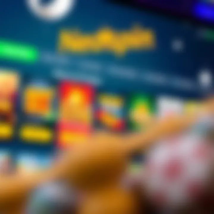 Neospin Casino platform displaying various game options and bonus offers