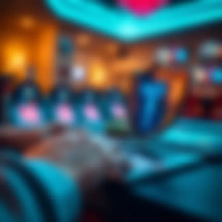 Secure online casino transaction with digital payment methods and security shield