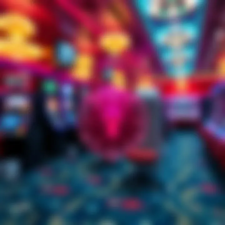 Secure digital lock overlay on a vibrant casino background symbolizing strong protection and fair gaming practices