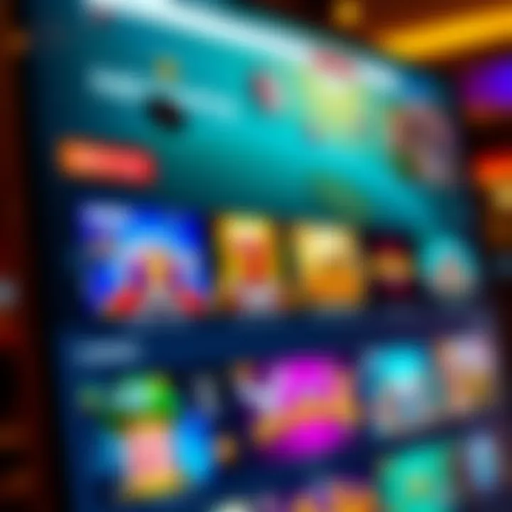 Neospin Casino homepage showing game categories and vibrant design