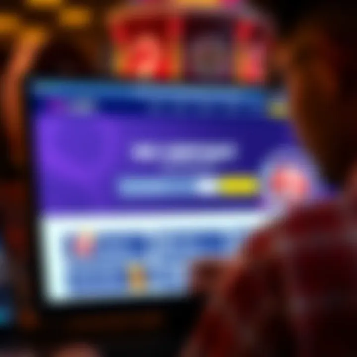 Graphic showing a player claiming a bonus code on the Neospin casino website with a clear interface