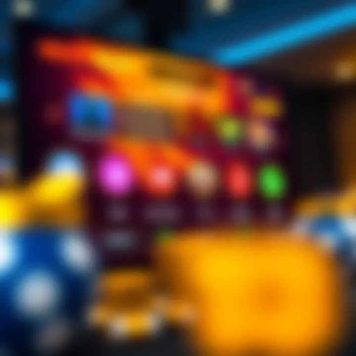 User interface of an online casino displaying game fairness features and customer support options