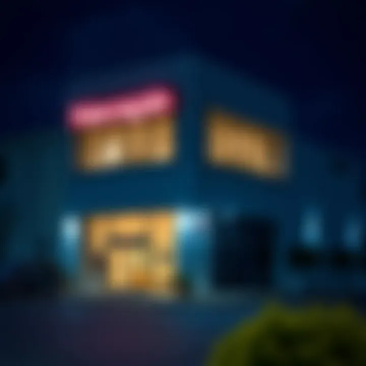 Neospin office building in Nicosia with branded signage