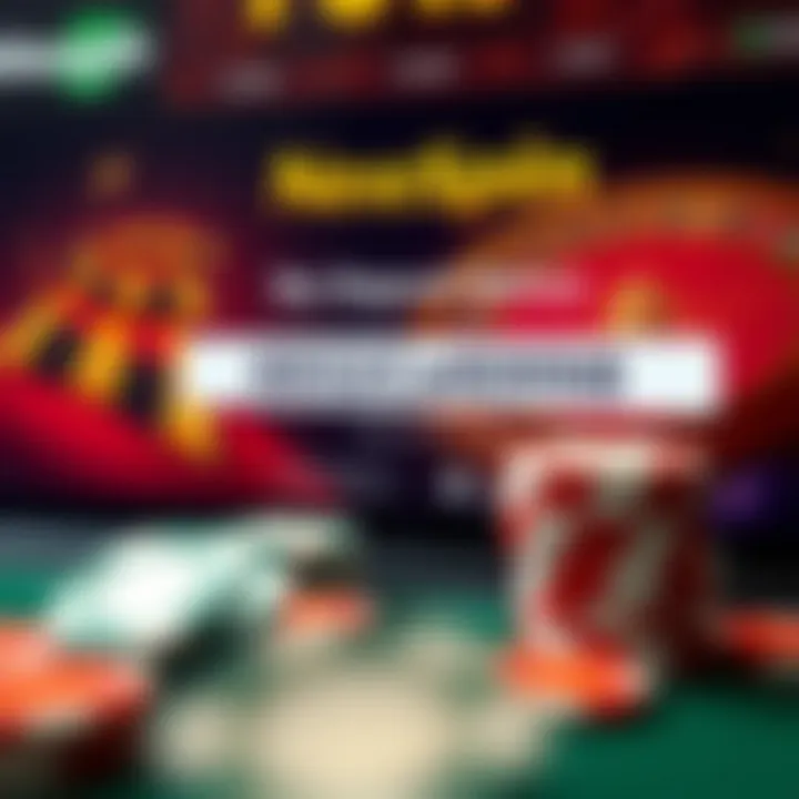 Online casino interface showing bonus code input field and casino chips