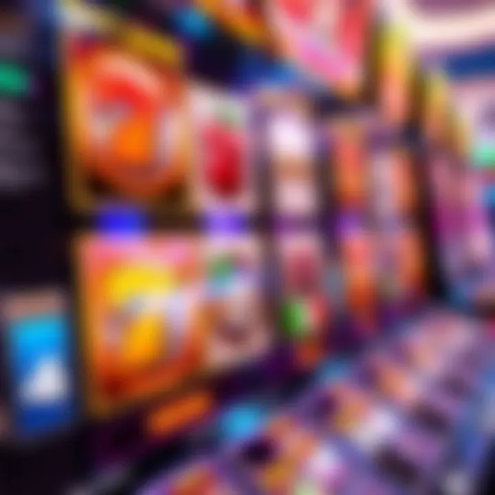 Colorful Neospin pokies game interface showing reels and symbols