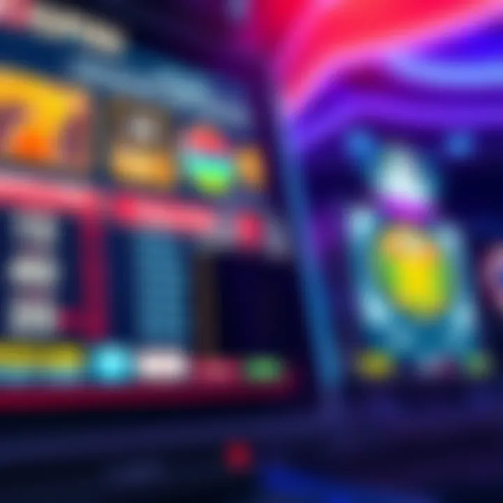 Secure online gaming platform interface highlighting safety features and encryption