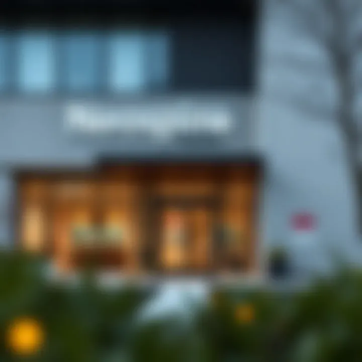 Modern clinic exterior with clear signage and accessible entrance