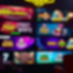 Display of various bonus offers and promotional banners available to Australian Neospins users