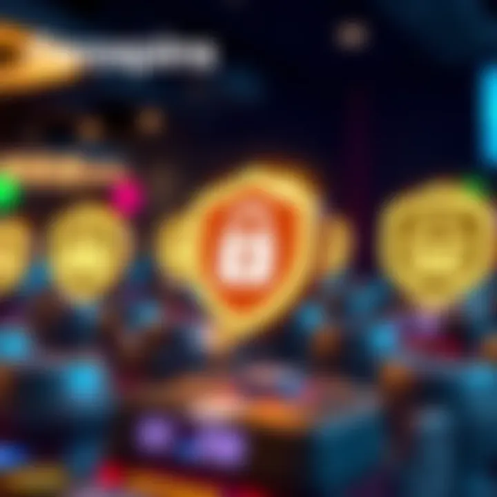 Secure payment options and transaction icons representing safe and quick deposits and withdrawals