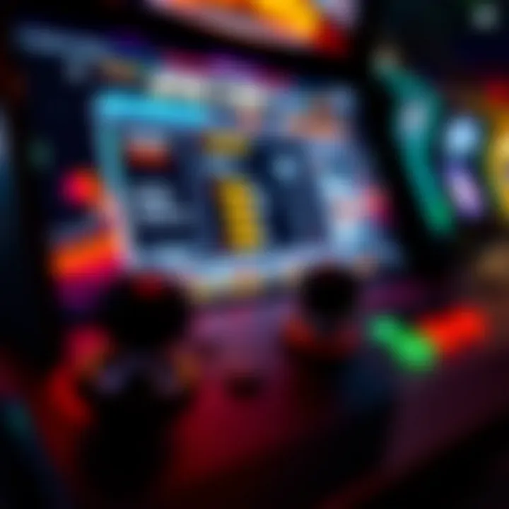 Digital controller interface showing gameplay controls for Spin Master Neo Geo on an online platform