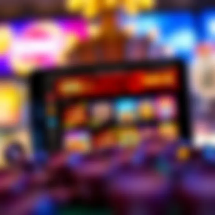 User interface of Neospin Casino app showing diverse slot games on Android device