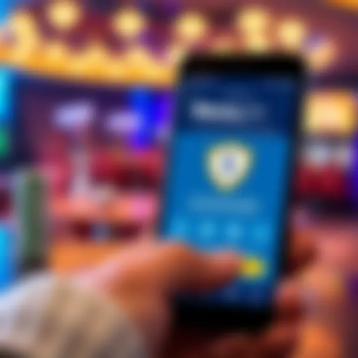 Secure payment and customer support features highlighted on Neospin Casino Android app