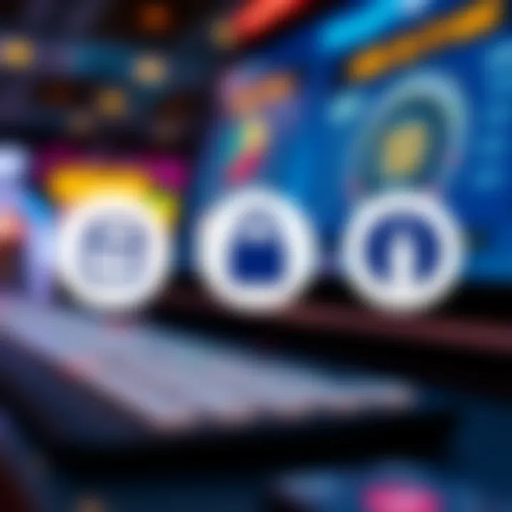 Secure digital transactions and payment icons representing trustworthy and safe betting options