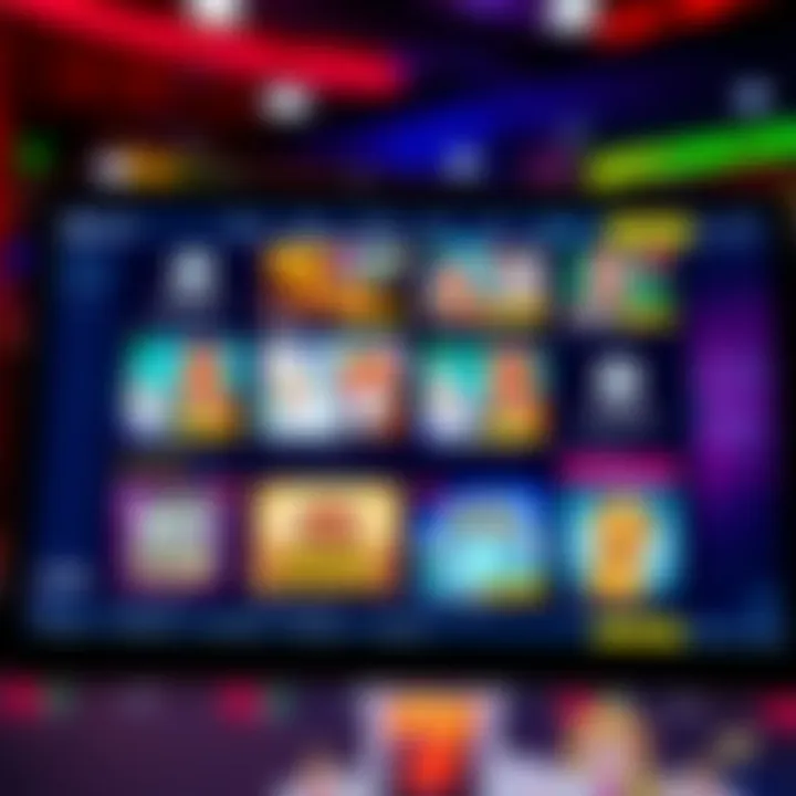 Interface showcasing Neospin's game selection and features available to Australian users