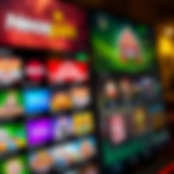 User interface displaying a variety of casino games and betting options on Neospin platform