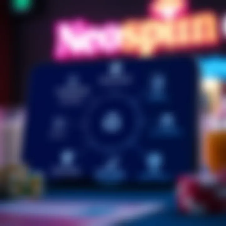 Diagram illustrating key features and benefits of an electronic wallet used for everyday payments in Australia