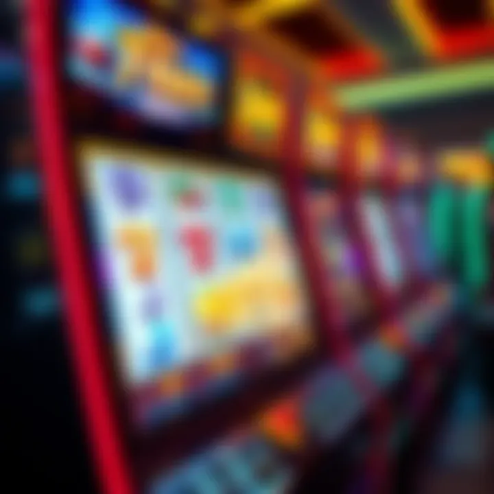 Illustration showing a digital slot machine with free spins feature highlighted